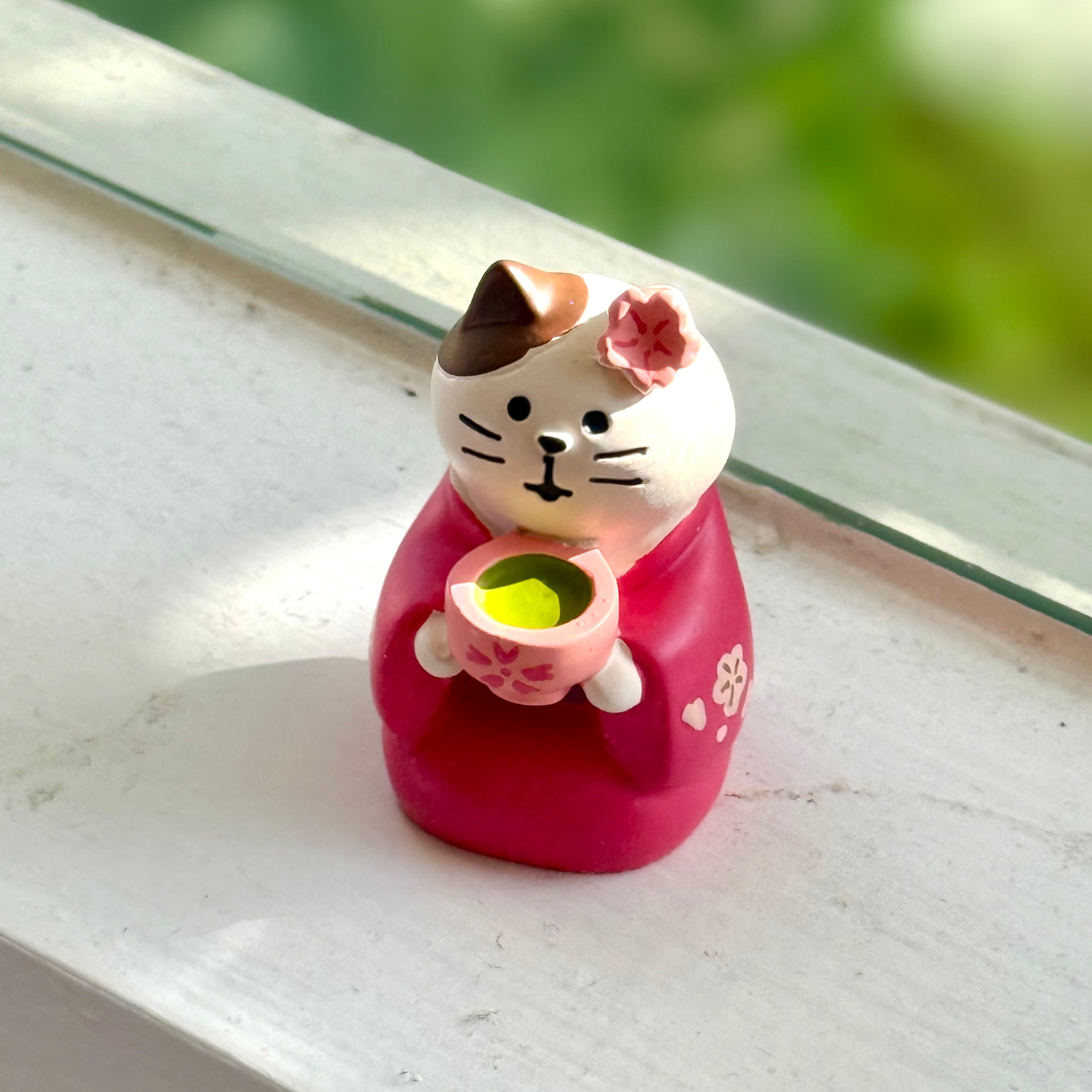Japanese Matcha Cat/Dog Figurine