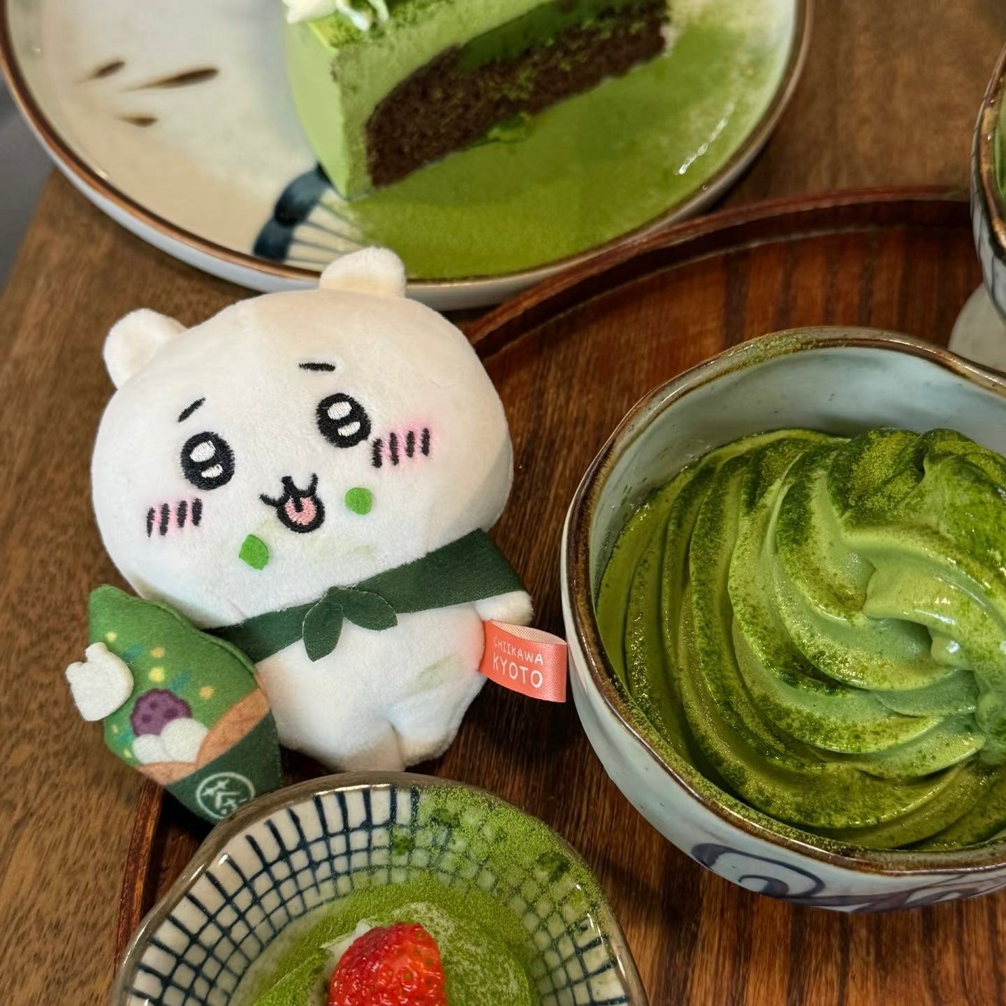 Kyoto Limited Matcha Chiikawa Plush Mascot