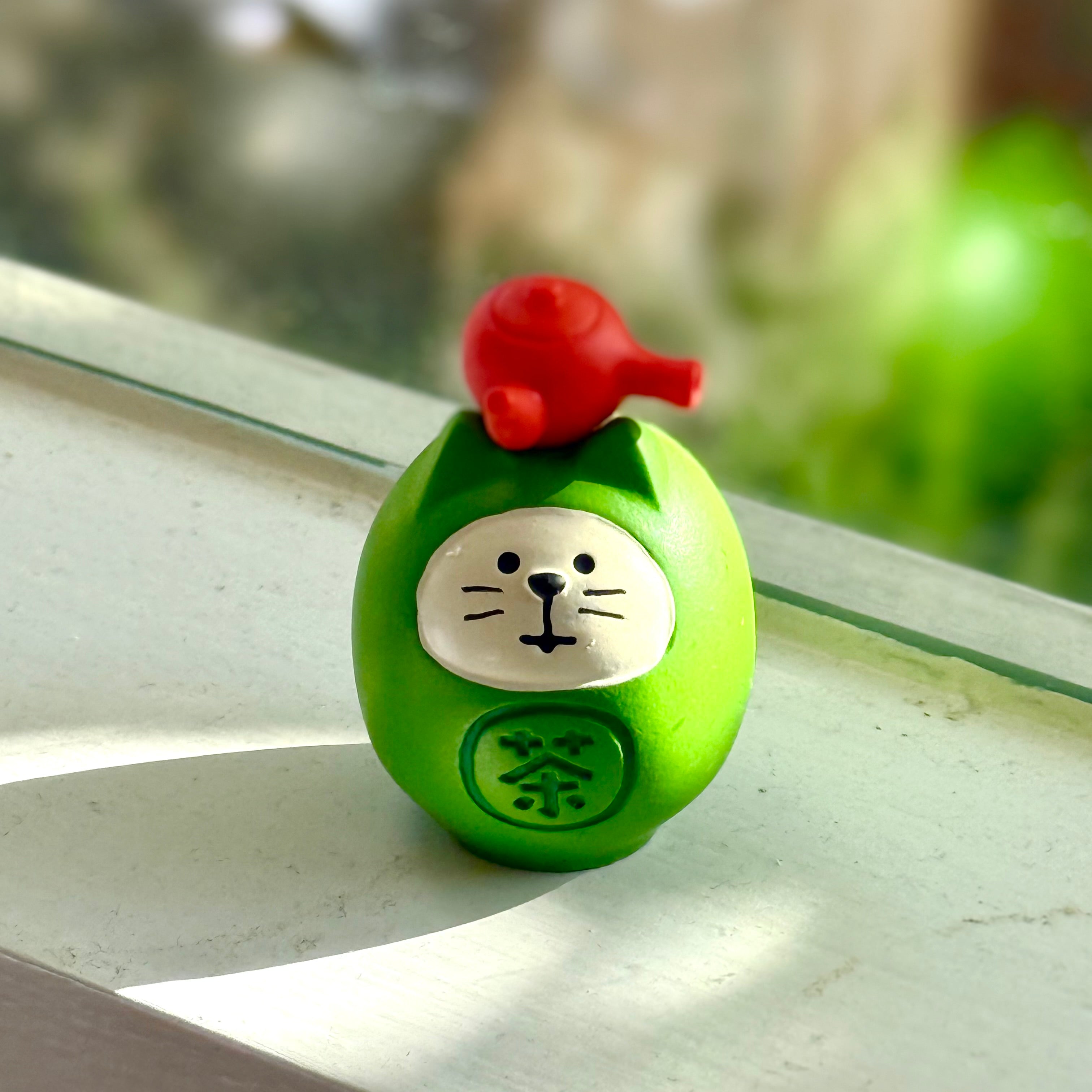 Japanese Matcha Cat/Dog Figurine