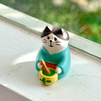 Japanese Matcha Cat/Dog Figurine